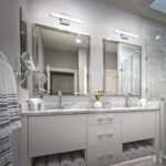 Combuh Modern Bathroom Light Fixtures Over Mirror, 16 Inch IP44 9W Chrome Vanity Light Bar for Bathroom, Wall Light Fixtures Cool White 6000K - Image 9