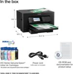 Epson Workforce Pro WF-7820 Wireless All-in-One Wide-Format Printer with Auto 2-Sided Print 13" x 19", Copy, Scan & Fax, 50-Page ADF, 250-sheet Paper Capacity, Works with Alexa, Large Black - Image 6