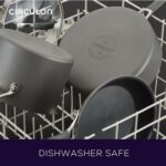 Circulon 83903 Radiance Hard Anodized Nonstick Cookware Pots and Pans Set, 10 Piece, Gray - Image 9