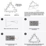 RICHER HOUSE Artificial Ivy LED-Strip Wall Hanging Shelves Set of 2, Macrame Shelf for Bedroom Bathroom Living Room Kitchen, Wood Hanging Plant Shelves for Wall Décor - Image 7