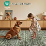 Lofus 8x10 Area Rug for Living Room,Green Washable Large Rugs with Non-Slip Backing,Soft Boho Carpets for Bedroom Dining Room Home Office Indoor Nursery - Image 6