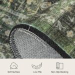 Lofus 8x10 Area Rug for Living Room,Green Washable Large Rugs with Non-Slip Backing,Soft Boho Carpets for Bedroom Dining Room Home Office Indoor Nursery - Image 8