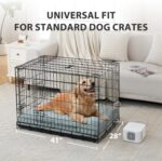 Pet Bed Cooling System, Consistent Cold Water Pad, No Refrigeration or Chemical Gel Needed, Machine Washable Bed, Ideal for Home and Crates (Cooling Green, 41" x 28") - Image 3