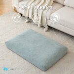 Pet Bed Cooling System, Consistent Cold Water Pad, No Refrigeration or Chemical Gel Needed, Machine Washable Bed, Ideal for Home and Crates (Cooling Green, 41" x 28") - Image 6