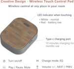 KEiiD Bluetooth Computer Speakers with Wireless Touch Control Pod for PC Laptop/Desktop Wireless Stereo Gaming Speakers, 4 EQ Modes, Aesthetic Style, 2024 New Model - Image 4