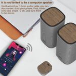 KEiiD Bluetooth Computer Speakers with Wireless Touch Control Pod for PC Laptop/Desktop Wireless Stereo Gaming Speakers, 4 EQ Modes, Aesthetic Style, 2024 New Model - Image 7