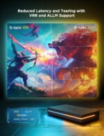 Govee HDMI 2.1 Sync Box 2, AI Sync Box with TV Backlight, Supports 8K@60Hz, 4K@144Hz, VRR and ALLM, Works with Matter and Alexa, RGBIC LED Light Strip for 75-85 inch TVs, 75 LEDs/m - Image 4