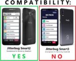 BELTRON Jitterbug Smart2 Case, Slim Protective Phone Cover, Dual Layer Protection Hybrid Rugged Case Case for Jitterbug Smart 2 Easy-to-Use 5.5” Smartphone for Seniors by GreatCall (Black) - Image 3