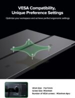 EVICIV Portable Monitor Touchscreen 15.6 FHD 1080P IPS 10-Point Touch Screen Monitor & Speakers, HDMI USB C Eye-Care Travel External for Laptop Computer PC Phone Switch, VESA & Smart Cover - Image 5