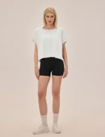 Open Back Workout Tops for Women Loose Fit Athletic Crop Tee Short Sleeve Gym Running Yoga Shirt - Image 3