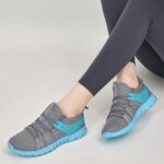 Ecetana Womens Sneakers Running Shoes Comfortable Lace Up Tennis Shoes Casual Breathable Mesh Fashion Sneakers for Walking Dark Gray - Image 5