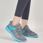 Ecetana Womens Sneakers Running Shoes Comfortable Lace Up Tennis Shoes Casual Breathable Mesh Fashion Sneakers for Walking Dark Gray - Image 7