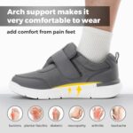 FitVille Diabetic Shoes for Men Extra Wide Width, Swollen Feet Shoes for Diabetics Pain Relief - Image 5
