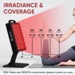Red Light Therapy for Face and Body, 630nm 660nm 810nm and 850nm Near Infrared Light Therapy Panel, 70 Dual Chip LEDs, High Power LED Light Therapy Device for Skin Care, Sleep, Pain Relief. M70 - Image 9