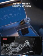 【Upgraded】 SUPERONE Retractable Car Charger 4 in 1, Fast Car Phone Charger with Cord 2.6ft, USB C and Apple Car Adapter, Compatible with iPhone 16 15/15 Pro Max/14/13/12/11, Galaxy, Pixel - Image 5