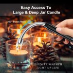 KTEBO® 2 Pack Plasma Arc Electric Candle Lighters Rechargeable - USB Long Reach for Scented Candles, BBQ Grill & Camping - Lightweight Portable Windproof Design Lighters for Him - Image 6
