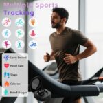 Smart Ring for Men Women – Fitness Tracker Ring with Heart Rate, SpO2, Blood Pressure, Sleep Monitoring, Step & Calorie Counter, No Subscription Fee, iOS & Android Compatible (Black, 14) - Image 10