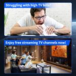 2025 TV Antenna for Local Channels tv Antenna Outdoor 999+ Miles Long Range Indoor/Outdoor tv Antenna for Smart 16.5ft Cable HD Antenna Supports 4K 8K1080p - Image 5