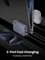 UGREEN Nexode Pro 65W USB C Charger Flat, 3-Port Slim GaN Compact Fast PPS Wall Charger for iPhone 16/15/14, MacBook Air, iPad Pro, Galaxy S24/S23/Note20, Pixel 9/8, Steam Deck - Image 4