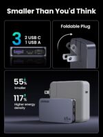 UGREEN Nexode Pro 65W USB C Charger Flat, 3-Port Slim GaN Compact Fast PPS Wall Charger for iPhone 16/15/14, MacBook Air, iPad Pro, Galaxy S24/S23/Note20, Pixel 9/8, Steam Deck - Image 5