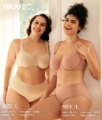 BRABIC Minimizer Bras for Women Full Coverage with Supportive Underwire Unlined Plus Size Seamless Bra for Heavy Breast - Image 7