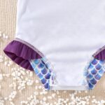 HINTINA Newborn Baby Girl One Piece Swimsuit Sleeveless Bathing Suit with Hat - Image 7