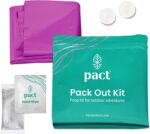 PACT Pack Out Kit - Camping Poop Kit Includes Wet Wipes, Smell Proof Disposal Bags, Hand Wipes, Poop Powder for Odor and Human Waste Bags for Camping and Backpacking - Image 3