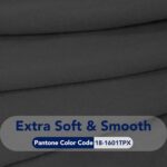 PureFit Super Stretch Sofa Slipcover – Spandex Non Slip Soft Couch Sofa Cover, Washable Furniture Protector with Non Skid Foam and Elastic Bottom for Kids, Pets （Sofa, Dark Gray） - Image 6