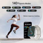 OUKITEL 2025 Smart Watch(Answer/Make Call), 1.91" HD Smartwatches for Women Men, Fitness Tracker with Heart Rate Sleep Monitor, IP68 Waterproof, 140+Sport Mode Fitness Watch for Android iOS - Image 4