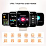 OUKITEL 2025 Smart Watch(Answer/Make Call), 1.91" HD Smartwatches for Women Men, Fitness Tracker with Heart Rate Sleep Monitor, IP68 Waterproof, 140+Sport Mode Fitness Watch for Android iOS - Image 6