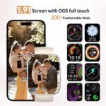 OUKITEL 2025 Smart Watch(Answer/Make Call), 1.91" HD Smartwatches for Women Men, Fitness Tracker with Heart Rate Sleep Monitor, IP68 Waterproof, 140+Sport Mode Fitness Watch for Android iOS - Image 7