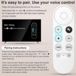 Voice Replacement for Google-Chromecast-Remote, G9N9N for Chromecast with Google TV Remote, for Google TV Streamer (Only for Snow Chromecast Google) - Image 4