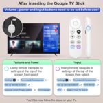 Voice Replacement for Google-Chromecast-Remote, G9N9N for Chromecast with Google TV Remote, for Google TV Streamer (Only for Snow Chromecast Google) - Image 6
