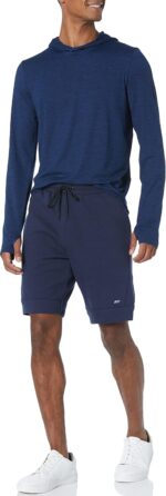 Amazon Essentials Men's Active Quick Dry Tech Stretch Long-Sleeve Hooded Pullover T-Shirt - Image 5