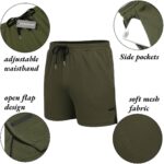 COOFANDY Men's 2 Pack Gym Workout Shorts Quick Dry Athletic Shorts 5 Inch Lightweight Sports Running Shorts with Pockets - Image 6