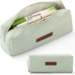 ANGOOBABY Small Pencil Case Student Pencil Pouch Coin Pouch Cosmetic Bag Office Stationery Organizer For Teen School-Green - Image 2