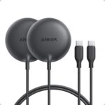 Anker Zolo Magnetic Wireless Charger, Qi2 Certified 15W MagSafe-Compatible Wireless Charging Pad, for iPhone 16/15/14/13 Series, AirPods, and More (Adapter Not Included) (Black, 2 Pack) - Image 2