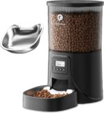 Automatic Cat Feeder: 4L Timed Cats Food Dispenser Programmable 1-6 Meal for Cat and Small Medium Dog- Auto Pet Feeder Easy to Set Up Dual Power Supply with Desiccant Bag| Detachable Washable - Image 2