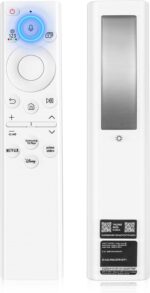 BN59-01391A Solar Voice Remote for Samsung Frame TV Remote Replacement with Voice Search, Apps and Solar Charging for Samsung 2021-2025 Neo LED Smart 4K Ultra HD TV, 4 Shortcut Buttons - Image 2
