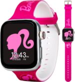 Barbie Kids Smart Watch – Touchscreen Smartwatch with Camera, Activity Trackers, Pedometer, Music, Stopwatch, and Glitter Silicone Strap – Fits Wrists from 5.5" to 8" - Image 2