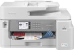 Brother MFC-J5855DW INKvestment Tank Color Inkjet All-in-One Printer with up to 1 Year of Ink in-box1 and to 11” x 17” Printing Capabilities, White - Image 2