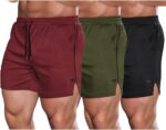 COOFANDY Men's 2 Pack Gym Workout Shorts Quick Dry Athletic Shorts 5 Inch Lightweight Sports Running Shorts with Pockets - Image 2