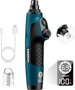 Casfuy Smart 6-Speed Dog Nail Grinder - 50% More Power Pet Nail Grinder with 2 LED Lights Quiet Rechargeable Electric Dog Nail Trimmers File Toenail Grinder for Large Medium Small Dogs & Cats (DB) - Image 2