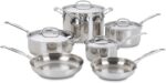 Cuisinart 77-10P1 10-Piece Chef's-Classic-Stainless Collection, Cookware Set - Image 2