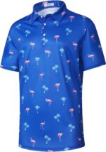 EISHOPEER 2025 New Men's Polo Shirts Short Sleeve Moisture Wicking Quick Dry Athletic Shirt Fashion Golf Shirts - Image 2