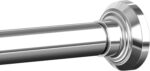 ENJOYBASICS Shower Curtain Rod 30 to 88 Inches, 1 Inch Stainless Steel Adjustable Spring Tension Rods No Drill for Bathroom, Closet, Window, Room Divider, Never Rust, Non Slip, Chrome - Image 2