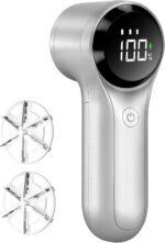 Fabric Shaver, Electric Lint Remover, Rechargeable Lint Shaver, Household Essentials for Clothes, Upholstery, Furniture, Sweater Defuzzer to Remove Pilling, Battery Operated, Birch - Image 2