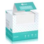 Face Towels, 10"×12" Disposable Face Towel, Face Towelettes XL, Ultra Soft Makeup Remover Dry Wipes, Thick Face Towel for Sensitive Skin, 50 Count (1 Pack) - Image 2