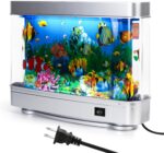Fake Fish Tank Baby Aquarium - Artificial Fish Lamp with Moving Tropical Fish - LED Sensory Aquarium Light for Bedroom, Office, Kids, and Cat Lovers - Relaxing Night Light & Stress Reliever - Image 2