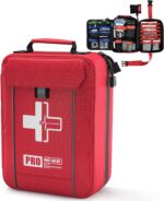 First Aid Trauma Kit,Comprehensive First Aid Kit with Labelled Compartments, Molle System Emergency Kits for Cars, Home, Office, Backpacking, Camping, Traveling, and Cycling-265 Piece - Image 2